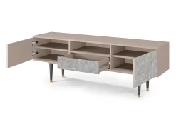 Móvel De Tv| Mueble de TV - 170х59х41 cm - T6 - Mariana Trench, Latte Bege