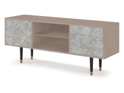 Móvel De Tv| Mueble de TV - 170х69х48 cm - T2 - Mariana Trench, Latte Bege