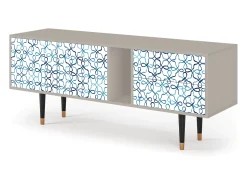 Móvel De Tv| Mueble de TV - 170х69х48 cm - T1 - Marine Strings, Areia Bege