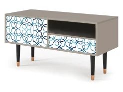 Mueble de TV - 115х59х48 cm - T3 - Marine Strings, Areia^ Móvel De Tv