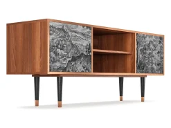 Mueble de TV - 170х69х48 cm - T2 - Milites Requiescentes, Nogueira^ Móvel De Tv