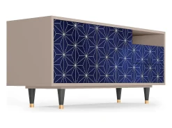 Móvel De Tv| Mueble de TV - 125х56х41 cm - T7 - Milky Way, Latte Bege