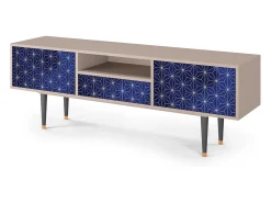 Clearance Mueble de TV - 170х59х41 cm - T6 - Milky Way, Latte Bege