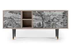 Mueble de TV - 150х69х41 cm - T5 - Milites Requiescentes, Latte^ Móvel De Tv
