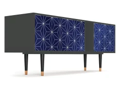 Móvel De Tv| Mueble de TV - 170х69х48 cm - T1 - Milky Way, Antracite Cinza antracite