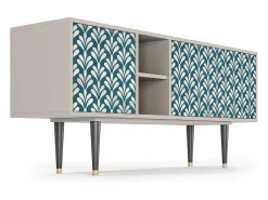 Móvel De Tv| Mueble de TV - 150х69х41 cm - T5 - Milky Tears, Areia Bege