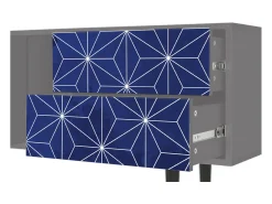 Móvel De Tv* Mueble de TV - 170х69х48 cm - T1 - Milky Way, Cinza Cinzento