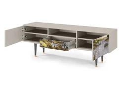 New Mueble de TV - 170х59х41 cm - T6 - Mill along a River, Areia Bege