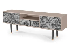 Móvel De Tv| Mueble de TV - 170х59х41 cm - T6 - Milites Requiescentes, Latte Bege
