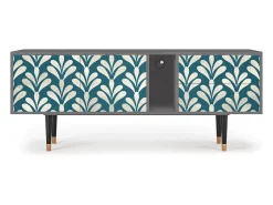Móvel De Tv| Mueble de TV - 170х69х48 cm - T1 - Milky Tears, Cinza Cinzento