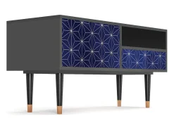 Móvel De Tv| Mueble de TV - 115х59х48 cm - T3 - Milky Way, Antracite Cinza antracite