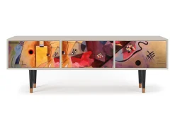 Móvel De Tv| Mueble de TV - 170х59х48 cm - T4 - Modern Art, Areia Bege