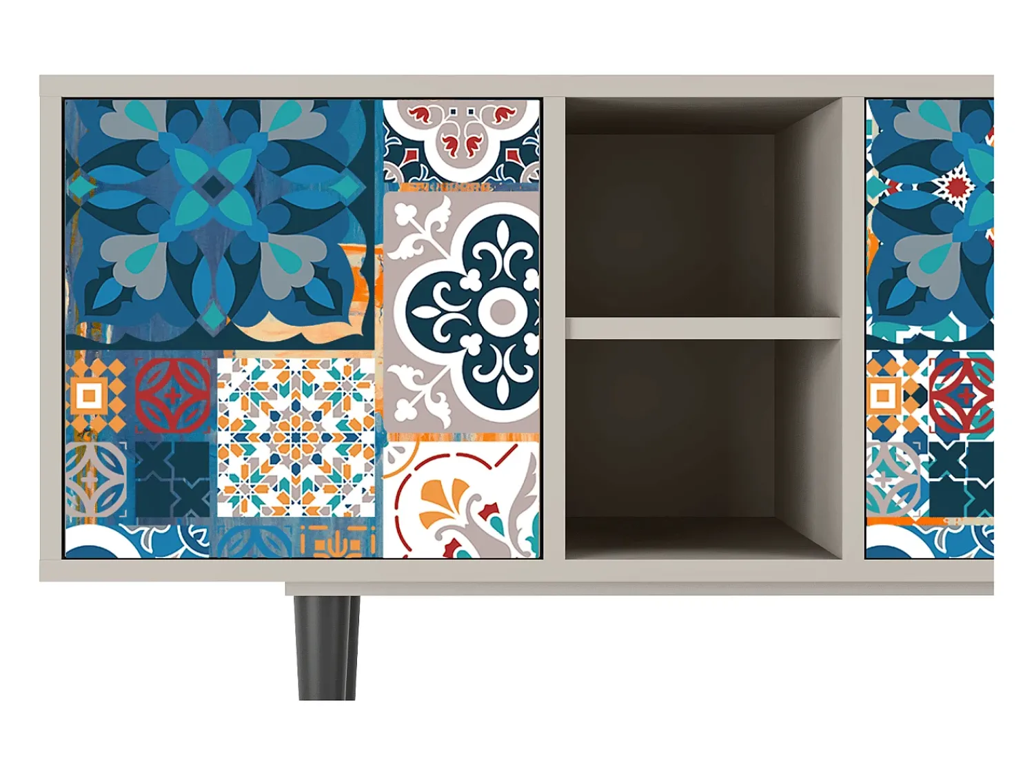Online Mueble de TV - 150х69х41 cm - T5 - Moroccan Market, Areia Bege
