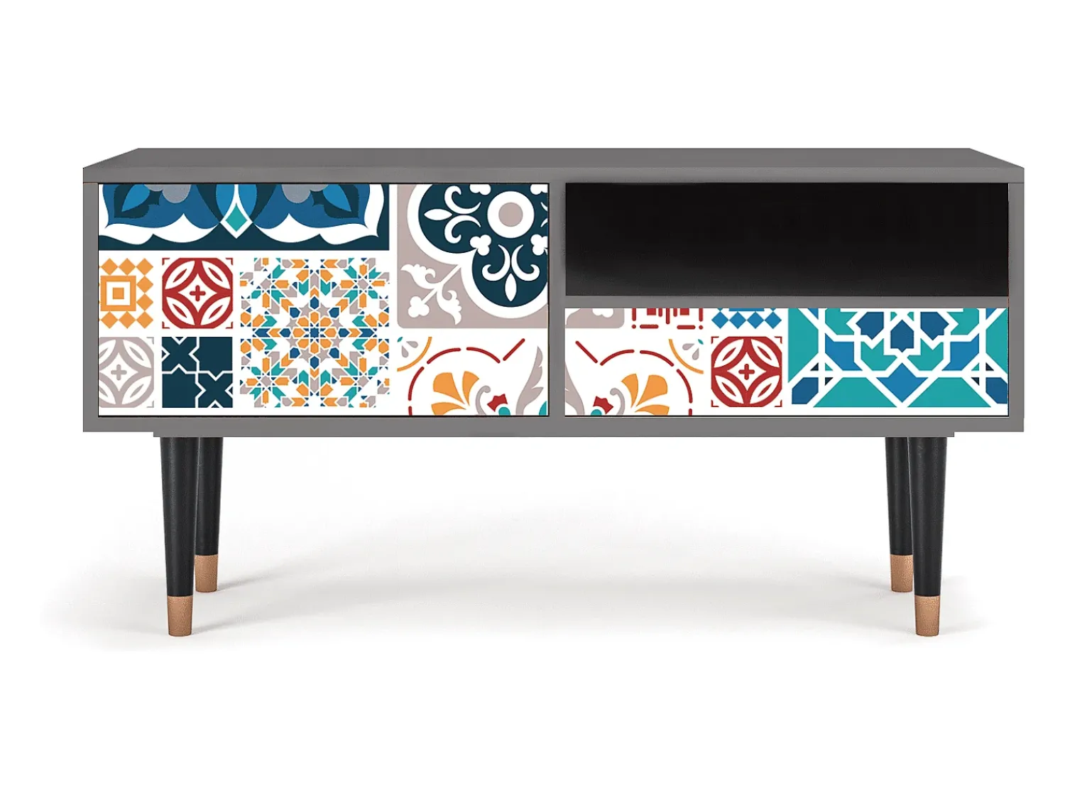 Mueble de TV - 115х59х48 cm - T3 - Moroccan Market, Areia^ Móvel De Tv