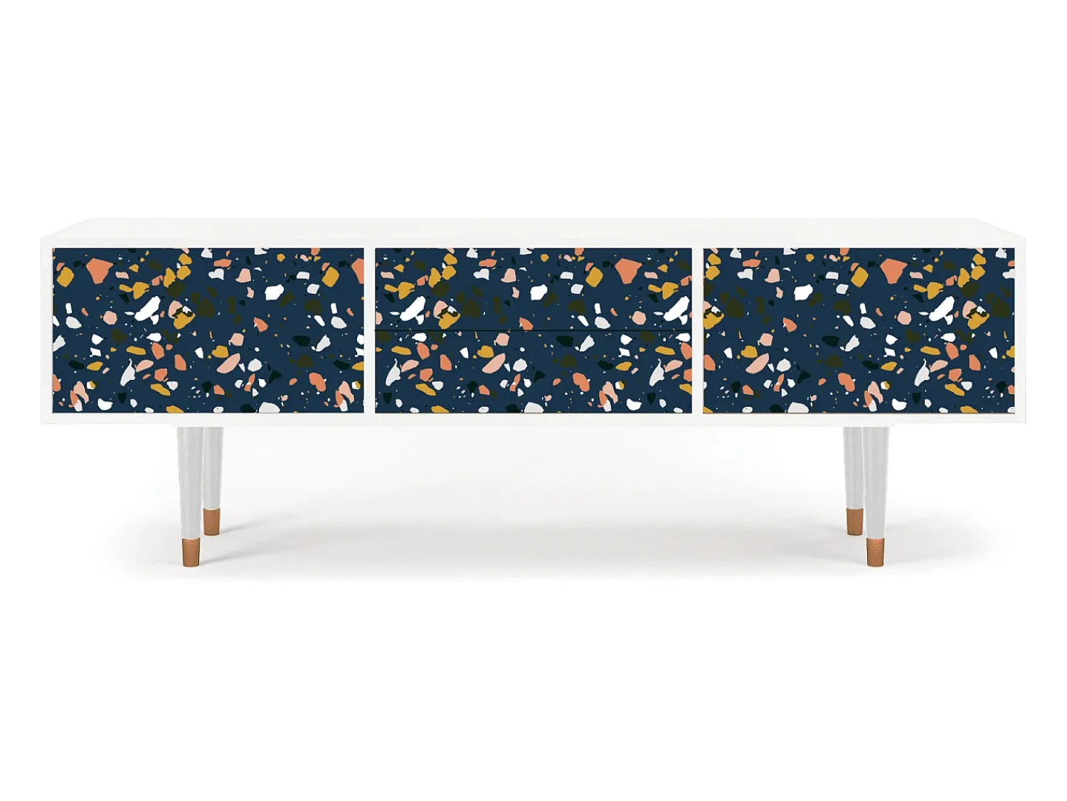 Mueble de TV - 170х59х48 cm - T4 - Night Sky Langhterns, Branco^ Móvel De Tv