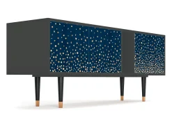 Móvel De Tv| Mueble de TV - 170х69х48 cm - T1 - Night Skies, Antracite Cinza antracite