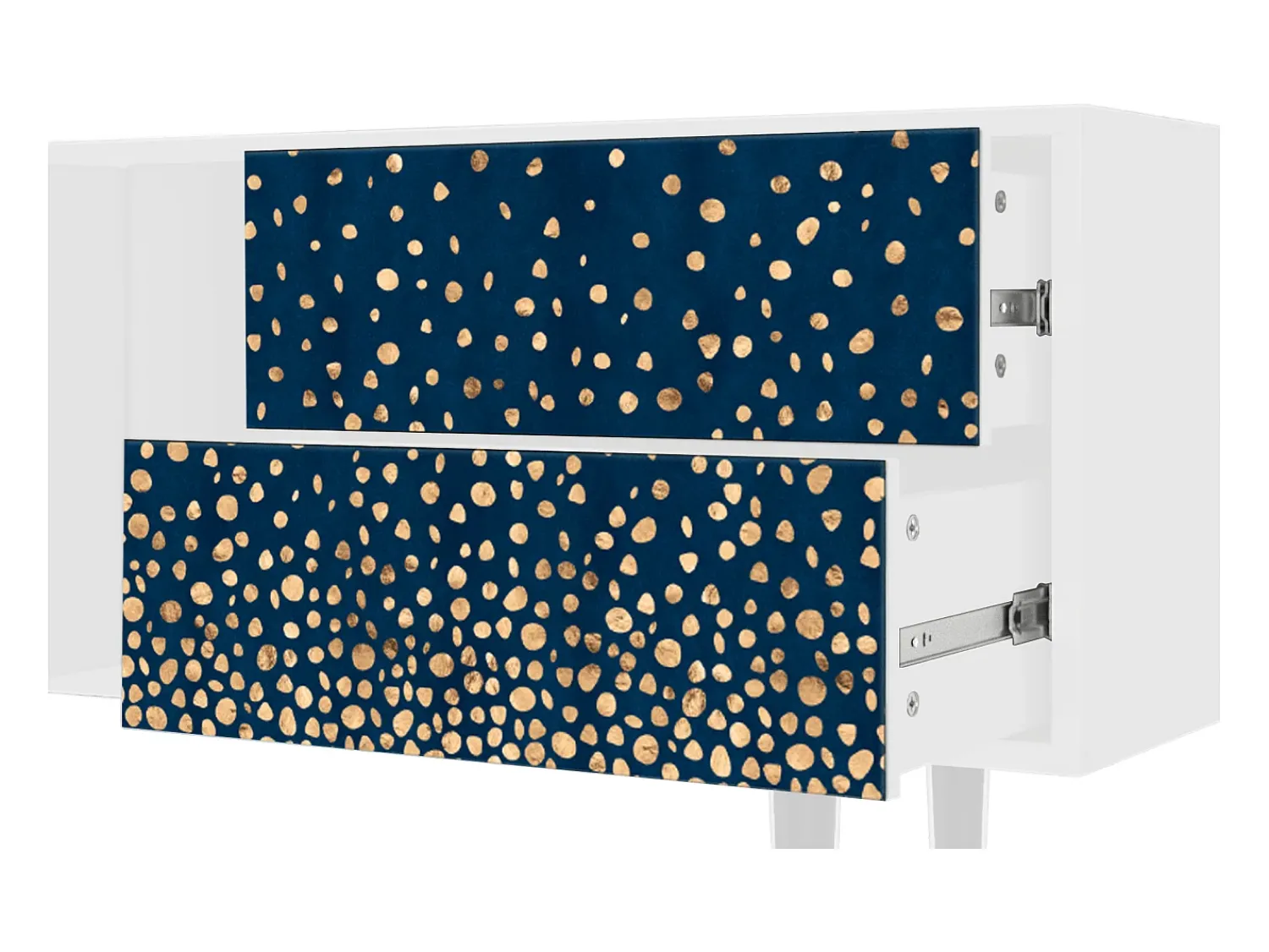 Móvel De Tv| Mueble de TV - 170х69х48 cm - T1 - Night Skies, Branco Bege