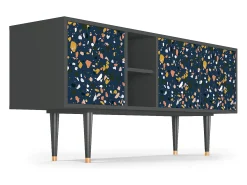 Mueble de TV - 150х69х41 cm - T5 - Night Sky Langhterns, Antracite^ Móvel De Tv