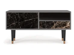 Móvel De Tv| Mueble de TV - 115х59х48 cm - T3 - Night Abyss, Cinza Cinzento