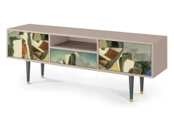 Móvel De Tv* Mueble de TV - 170х59х41 cm - T6 - Nighthawks by Hopper, Latte Bege