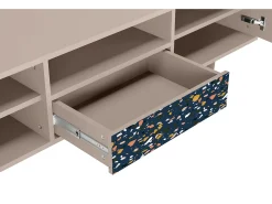 Clearance Mueble de TV - 170х59х41 cm - T6 - Night Sky Langhterns, Latte Bege