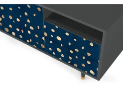 Mueble de TV - 125х56х41 cm - T7 - Night Skies, Antracite^ Móvel De Tv
