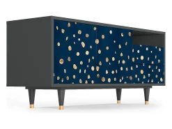 Mueble de TV - 125х56х41 cm - T7 - Night Skies, Antracite^ Móvel De Tv