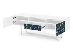 Móvel De Tv* Mueble de TV - 170х59х41 cm - T6 - Night Sky Langhterns, Branco Bege