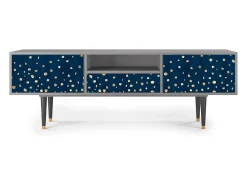 Móvel De Tv| Mueble de TV - 170х59х41 cm - T6 - Night Skies, Cinza Cinzento