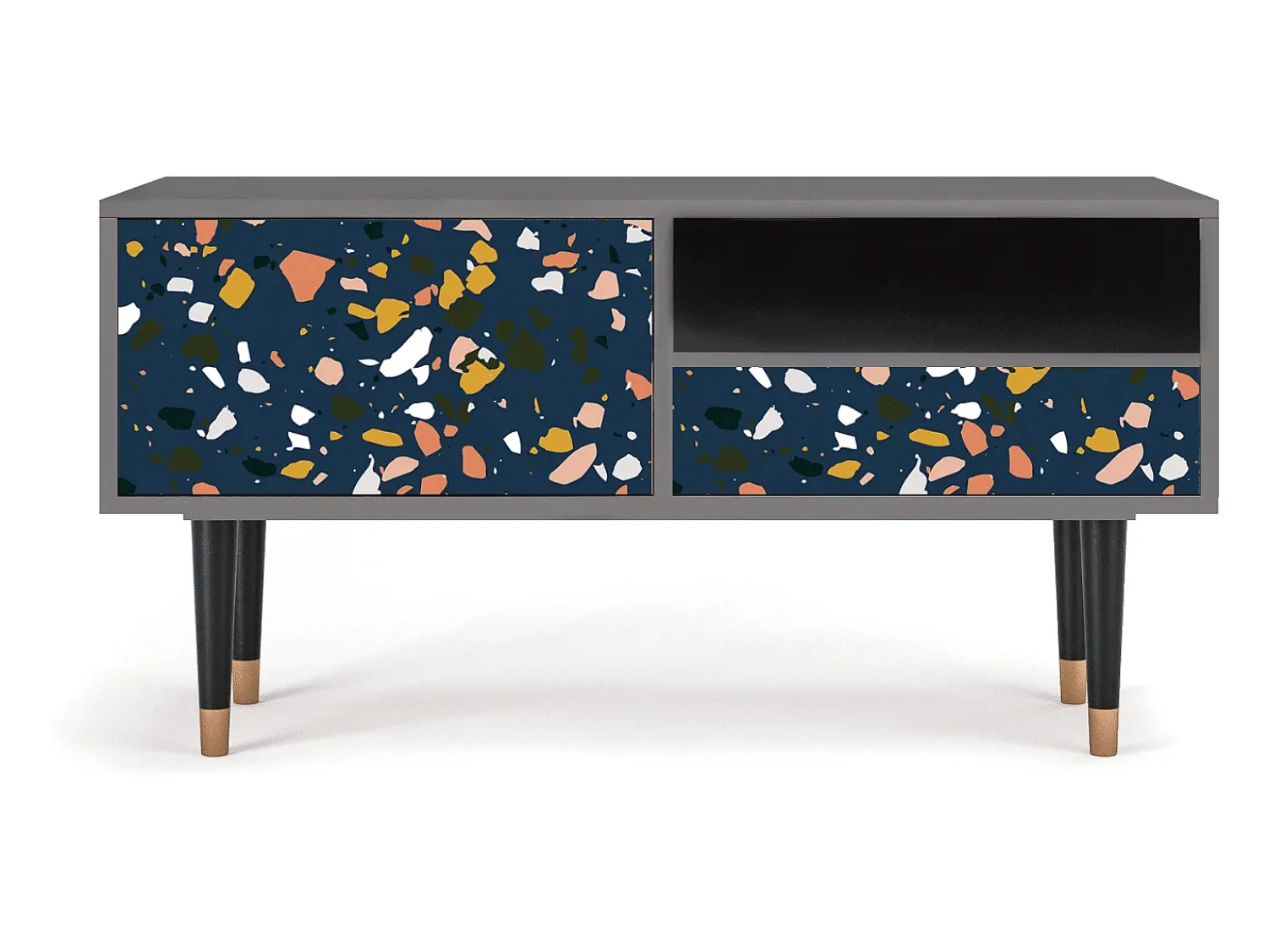 Sale Mueble de TV - 115х59х48 cm - T3 - Night Sky Langhterns, Cinza Cinzento