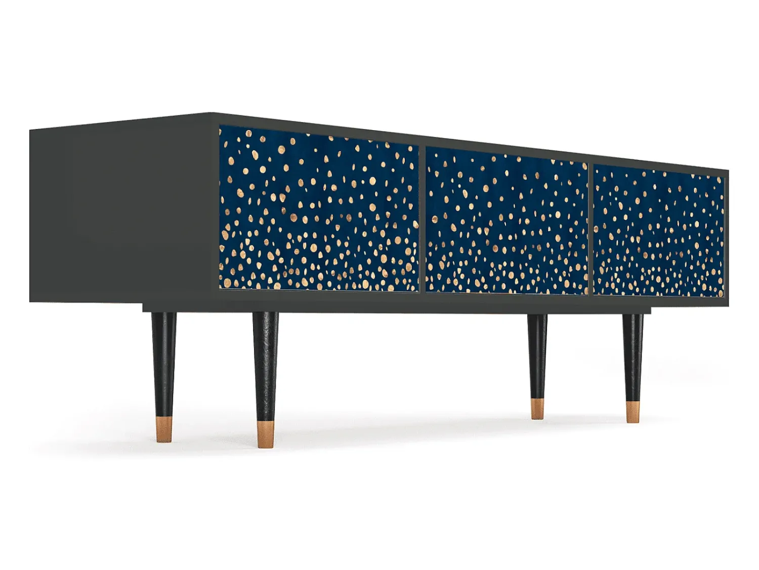 Móvel De Tv| Mueble de TV - 170х59х48 cm - T4 - Night Skies, Antracite Cinza antracite