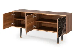 Best Mueble de TV - 150х69х41 cm - T5 - Night Abyss, Nogueira Castanho