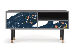Móvel De Tv* Mueble de TV - 115х59х48 cm - T3 - Nude Iceberg, Cinza Cinzento