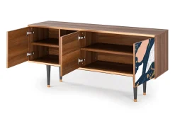 Mueble de TV - 150х69х41 cm - T5 - Nude Iceberg, Nogueira^ Móvel De Tv