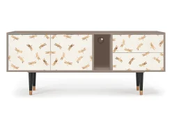 Móvel De Tv* Mueble de TV - 170х69х48 cm - T1 - Nude Dragonflies, Latte Bege