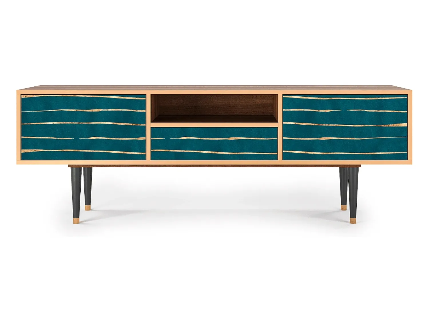 Mueble de TV - 170х59х41 cm - T6 - Ocean Drive, Nogueira^ Móvel De Tv