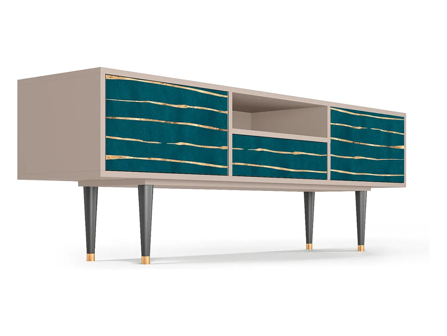 Mueble de TV - 170х59х41 cm - T6 - Ocean Drive, Latte^ Móvel De Tv