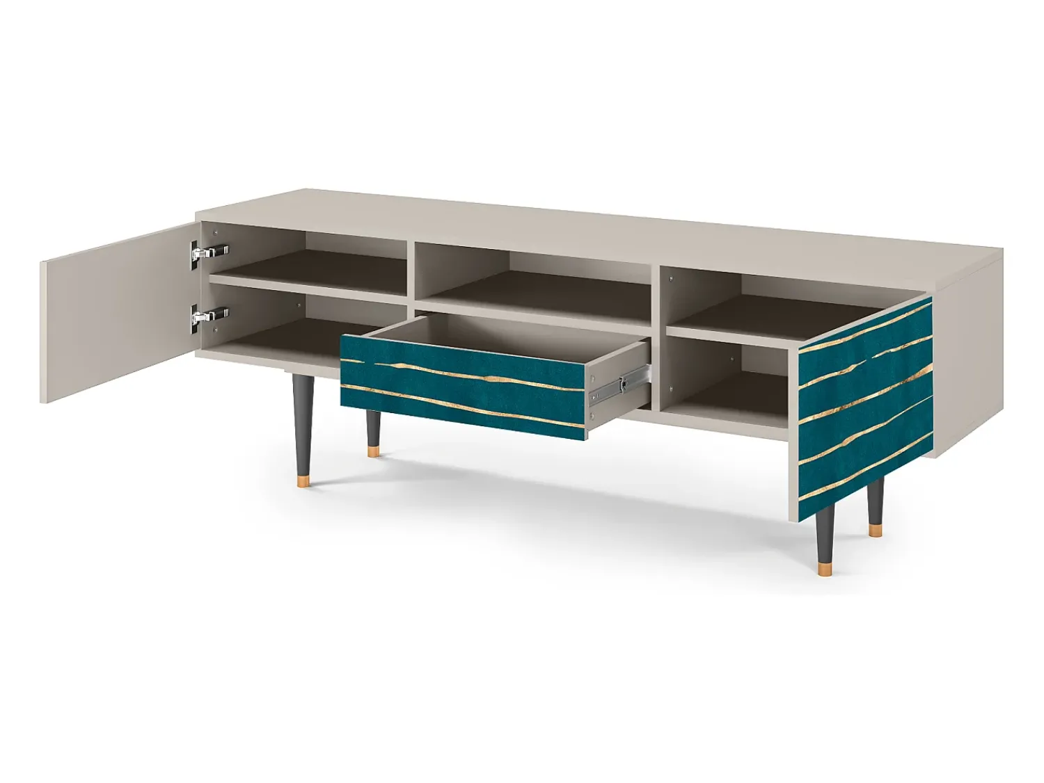Mueble de TV - 170х59х41 cm - T6 - Ocean Drive, Areia^ Móvel De Tv