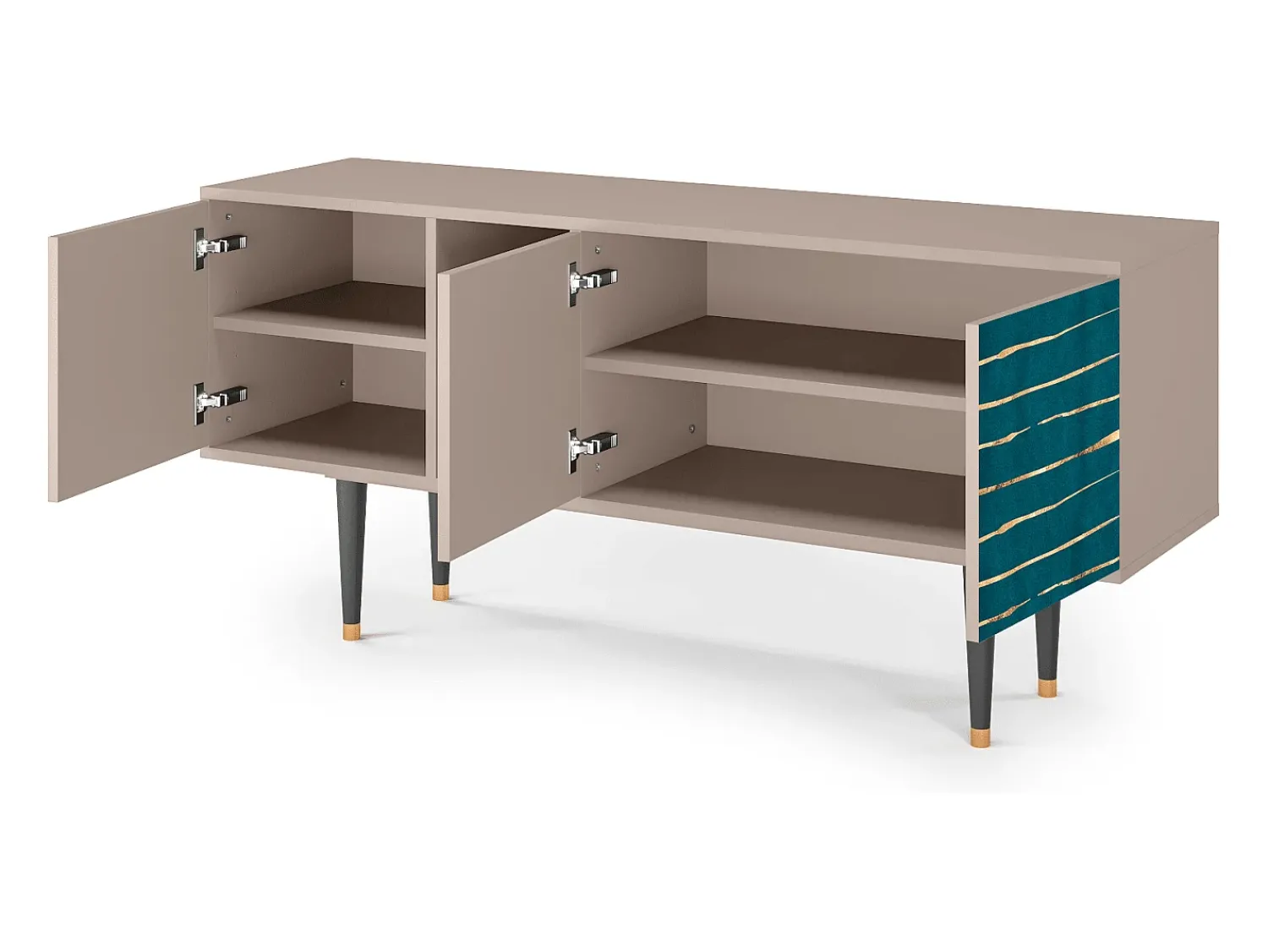 Móvel De Tv* Mueble de TV - 150х69х41 cm - T5 - Ocean Drive, Latte Bege
