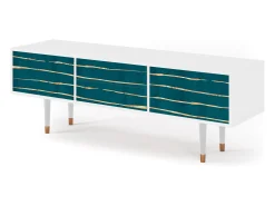 Móvel De Tv* Mueble de TV - 170х59х48 cm - T4 - Ocean Drive, Branco Bege