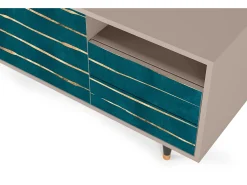 Móvel De Tv| Mueble de TV - 125х56х41 cm - T7 - Ocean Drive, Latte Bege