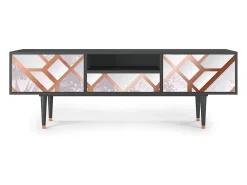 Móvel De Tv* Mueble de TV - 170х59х41 cm - T6 - Pastel Fairytale, Antracite Cinza antracite
