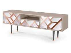 Móvel De Tv* Mueble de TV - 170х59х41 cm - T6 - Pastel Fairytale, Latte Bege