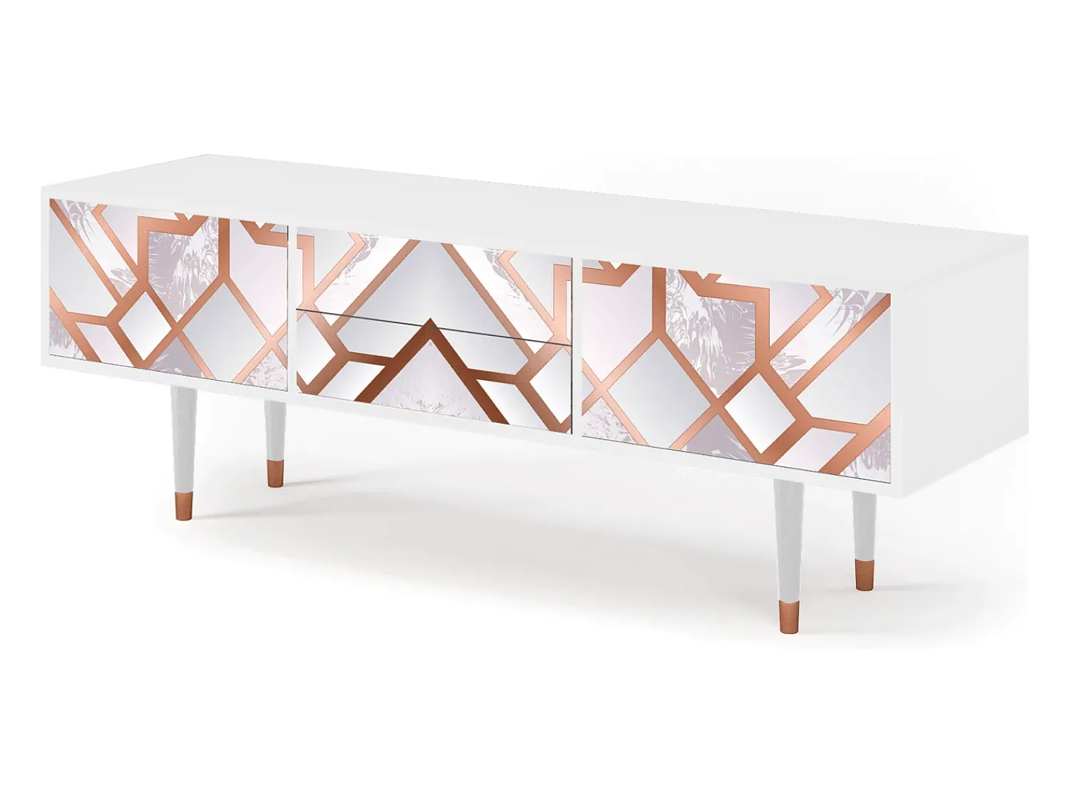 Sale Mueble de TV - 170х59х48 cm - T4 - Pastel Fairytale, Branco Bege