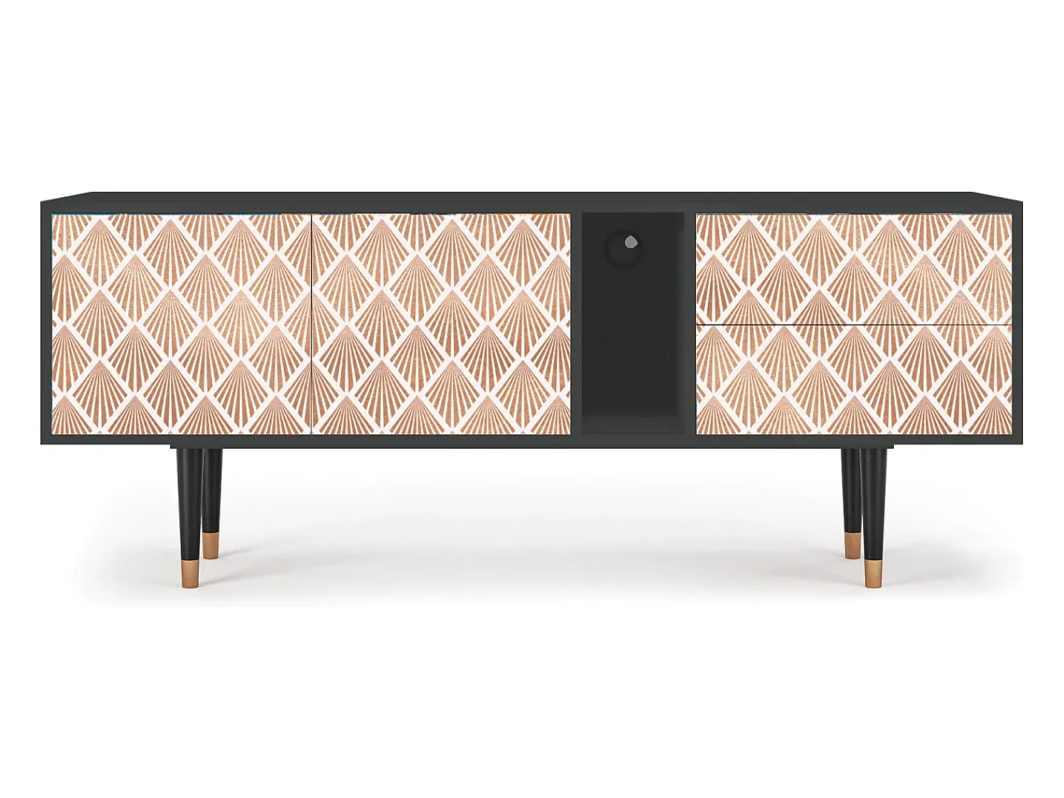Mueble de TV - 170х69х48 cm - T1 - Pastel Sunrise, Antracite^ Móvel De Tv