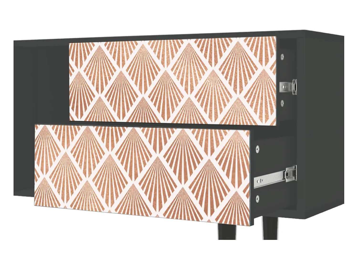 Mueble de TV - 170х69х48 cm - T1 - Pastel Sunrise, Antracite^ Móvel De Tv