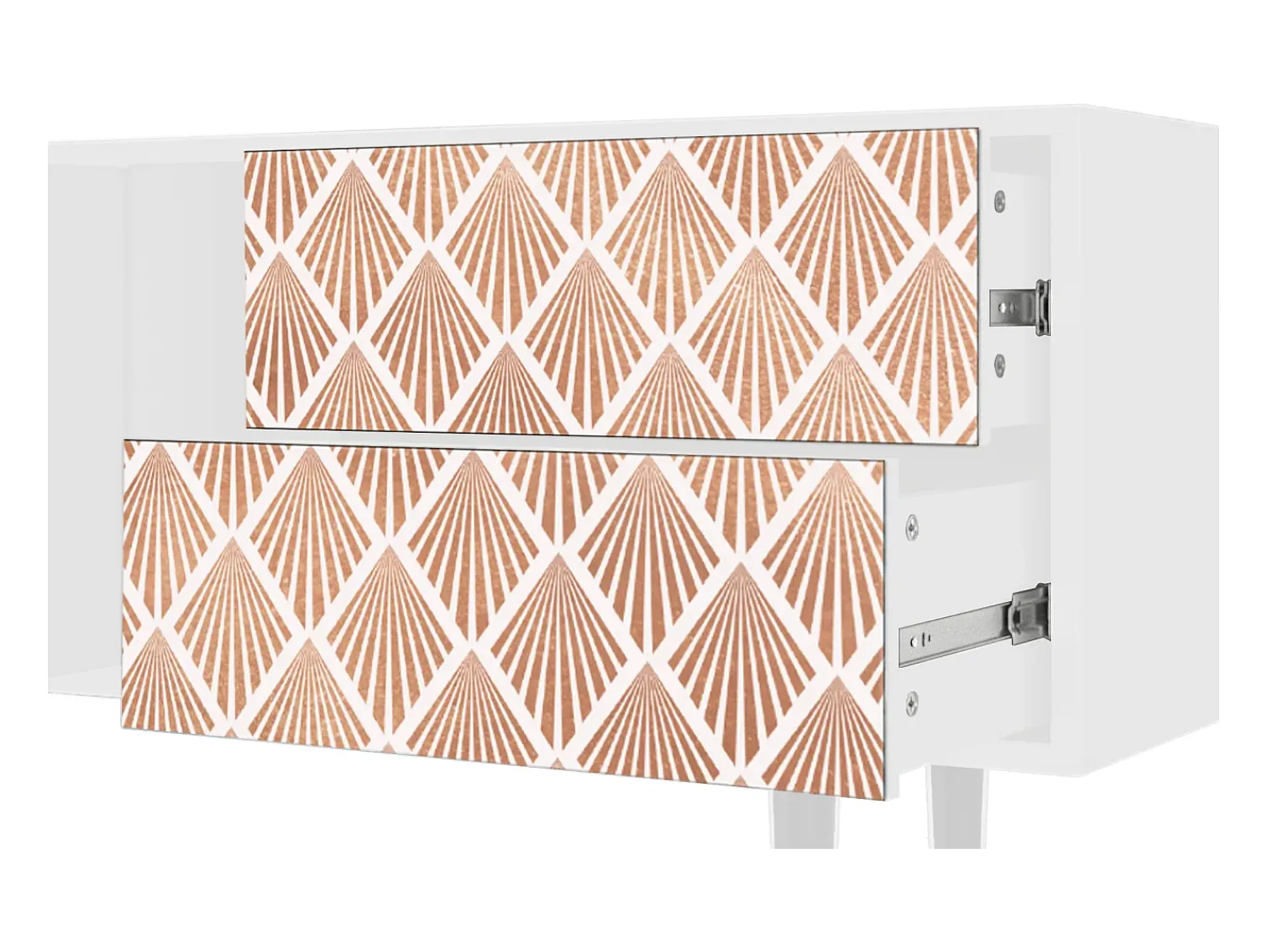Móvel De Tv| Mueble de TV - 170х69х48 cm - T1 - Pastel Sunrise, Branco Bege