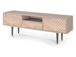 Móvel De Tv* Mueble de TV - 170х59х41 cm - T6 - Pastel Sunrise, Areia Bege