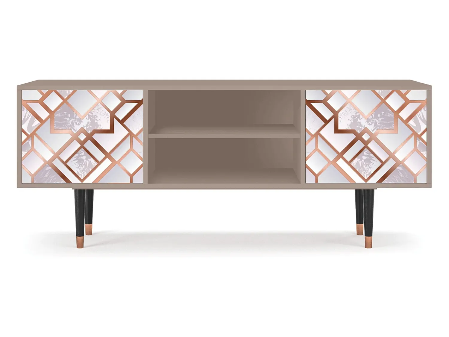 Móvel De Tv| Mueble de TV - 170х69х48 cm - T2 - Pastel Fairytale, Latte Bege