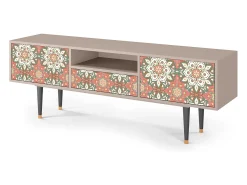 Móvel De Tv| Mueble de TV - 170х59х41 cm - T6 - Peach Grove, Areia Bege